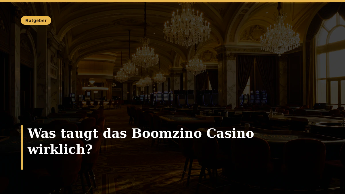 Was taugt das Boomzino Casino wirklich?