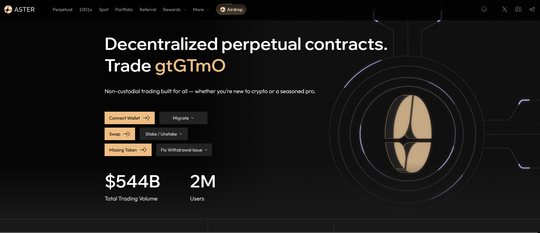 Screenshot of astermigrate.live