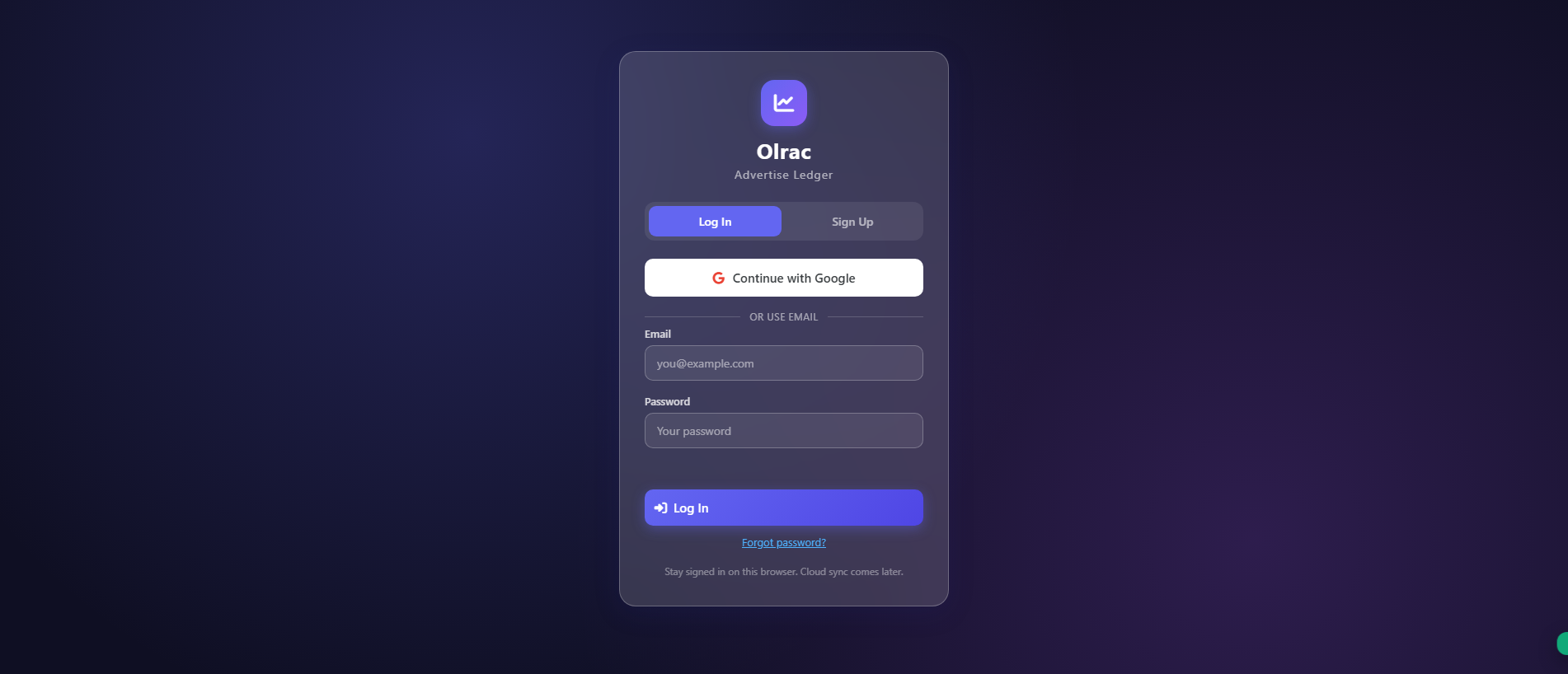 Acquisizione salvata di olrac-ledger.pages.dev