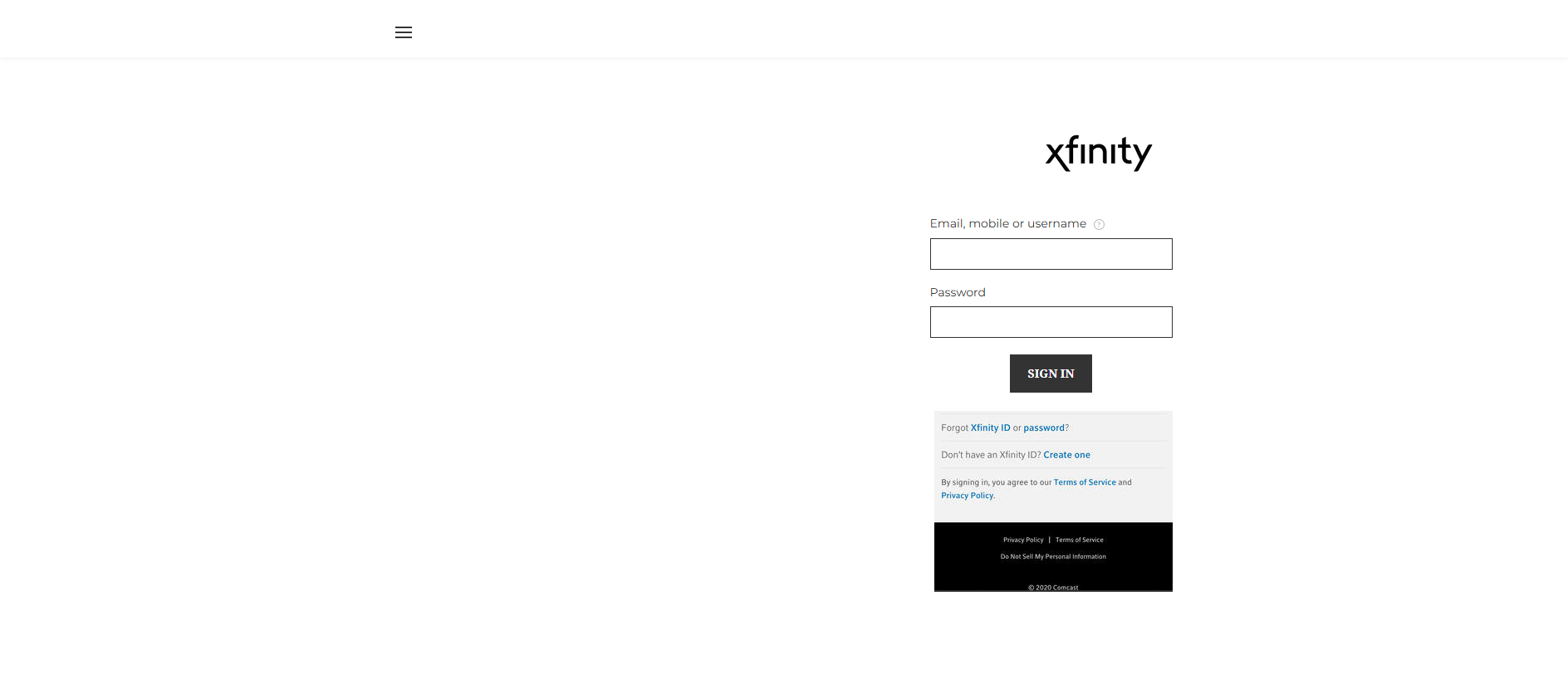 Screenshot of comcastserverservice.weebly.com