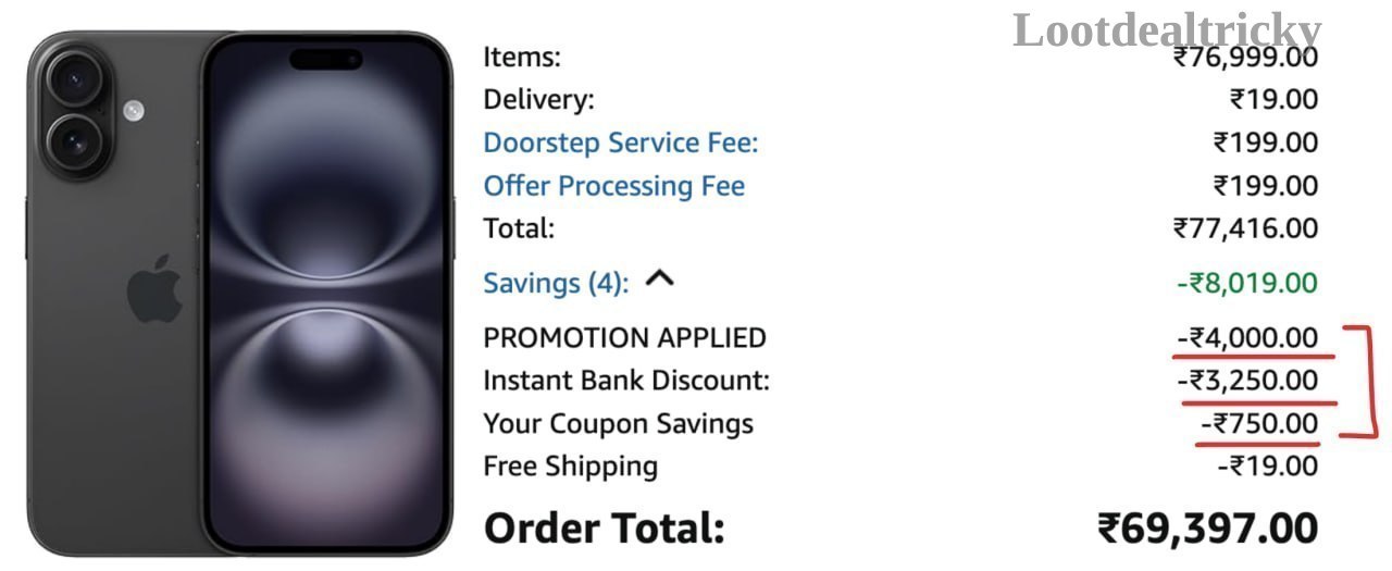 Iphone 16 128gb | Limited Time Loot Offer