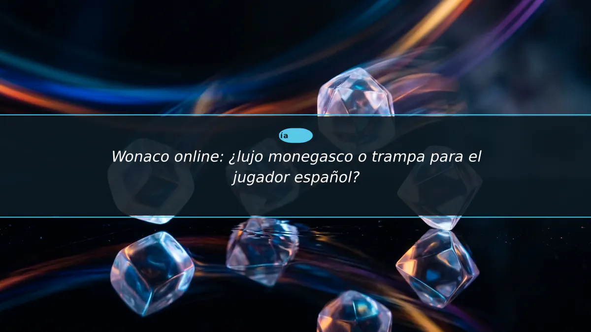 Wonaco online: ¿lujo monegasco o trampa para el jugador español?