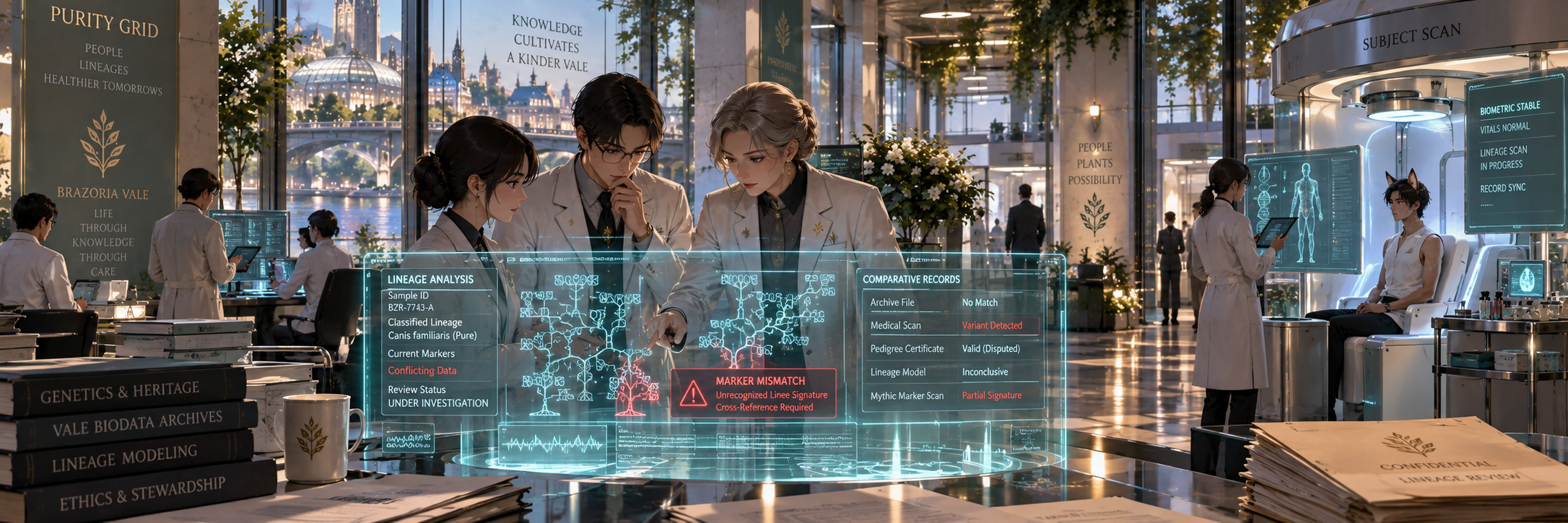 Brazorian researchers examine contradictory lineage data inside a sophisticated Purity Grid analysis facility