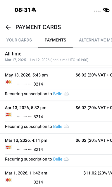 Payment Cards Only Fans