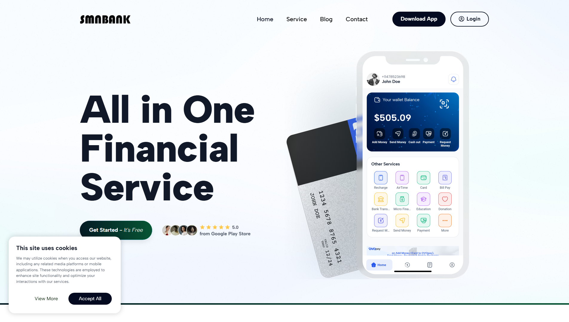 Forensic screenshot of smnbank.org showing the phishing page layout