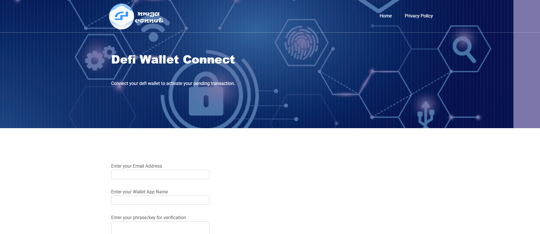 Screenshot of megaconnet.com