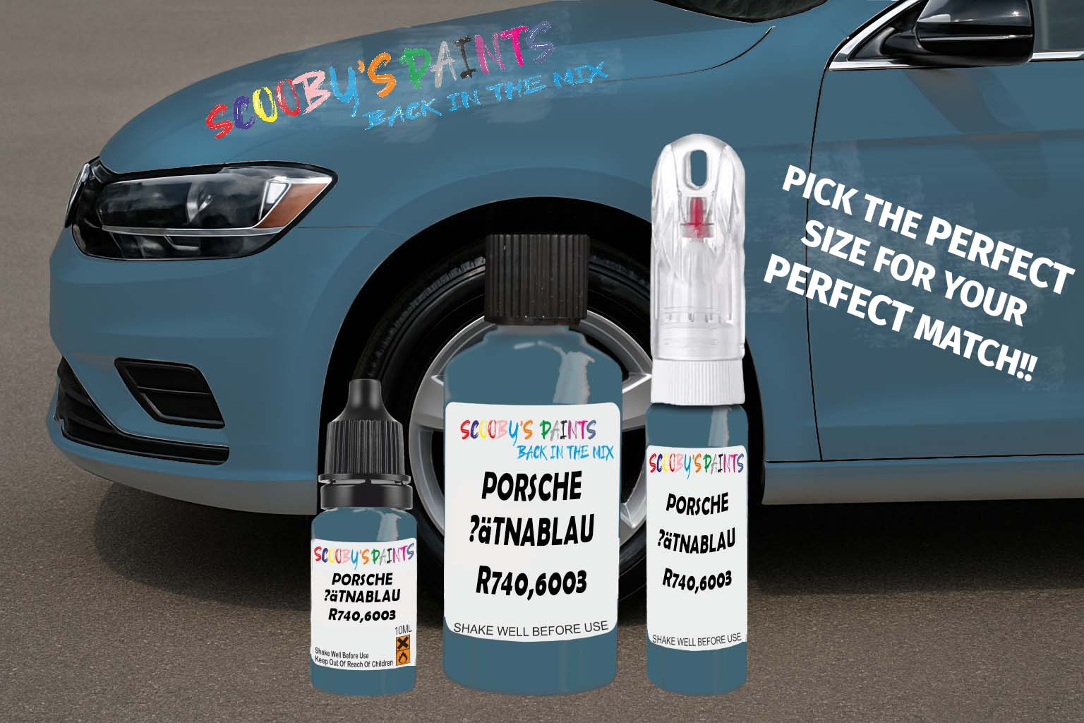 Scooby’s Paints – Porsche Triple Touch-Up