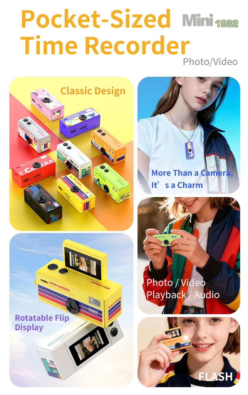 G6 pocket-sized time recorder, photo and video