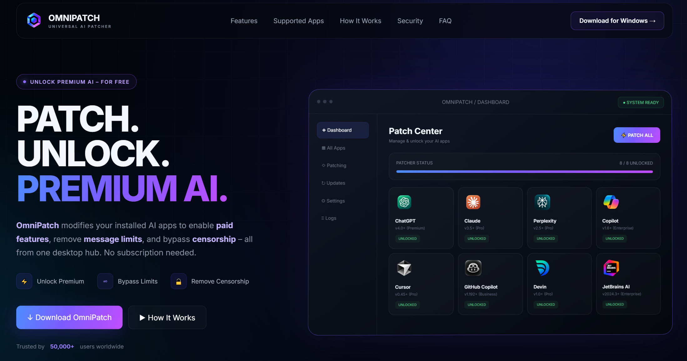 OmniPatch Dashboard