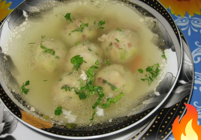 Постер Австрийские кнедли для бульона