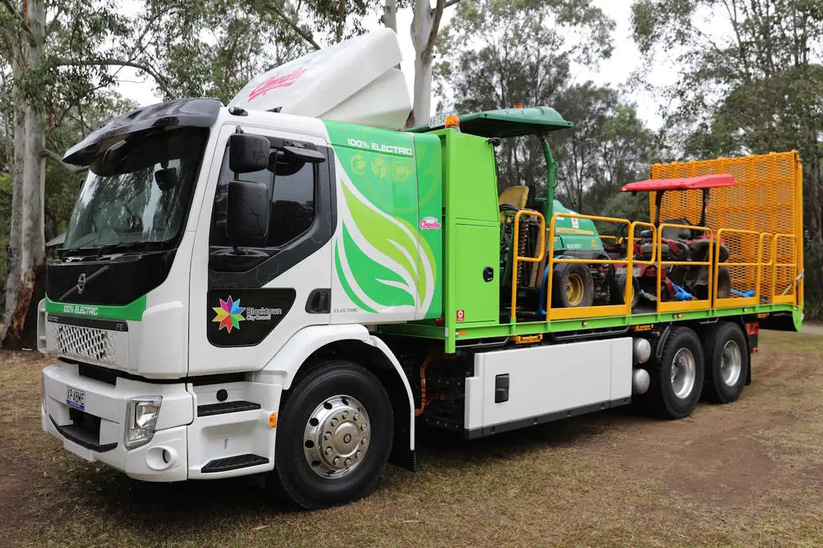Electric Truck Debuts in Western Sydney