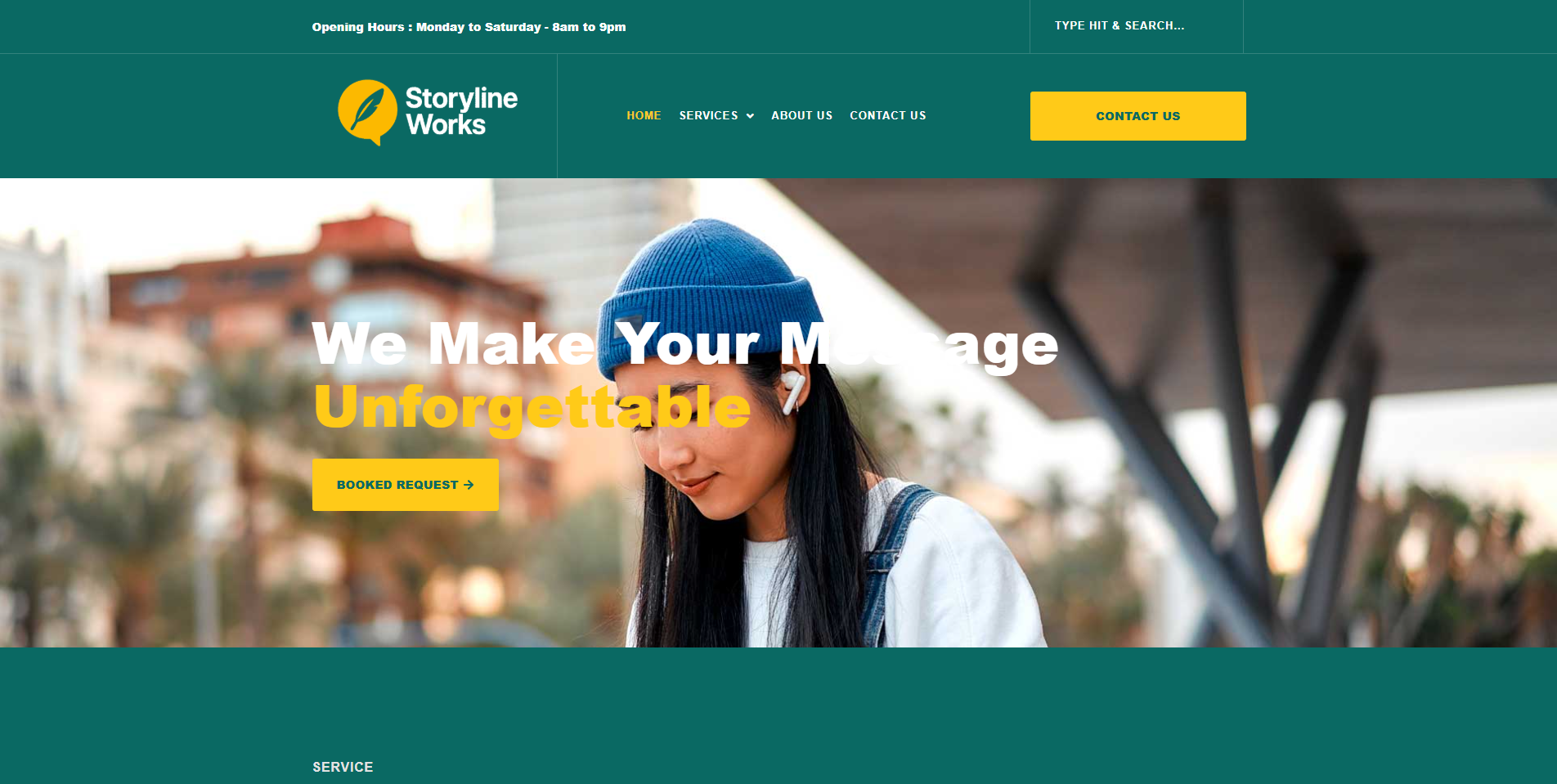 Screenshot of storylineworks.com