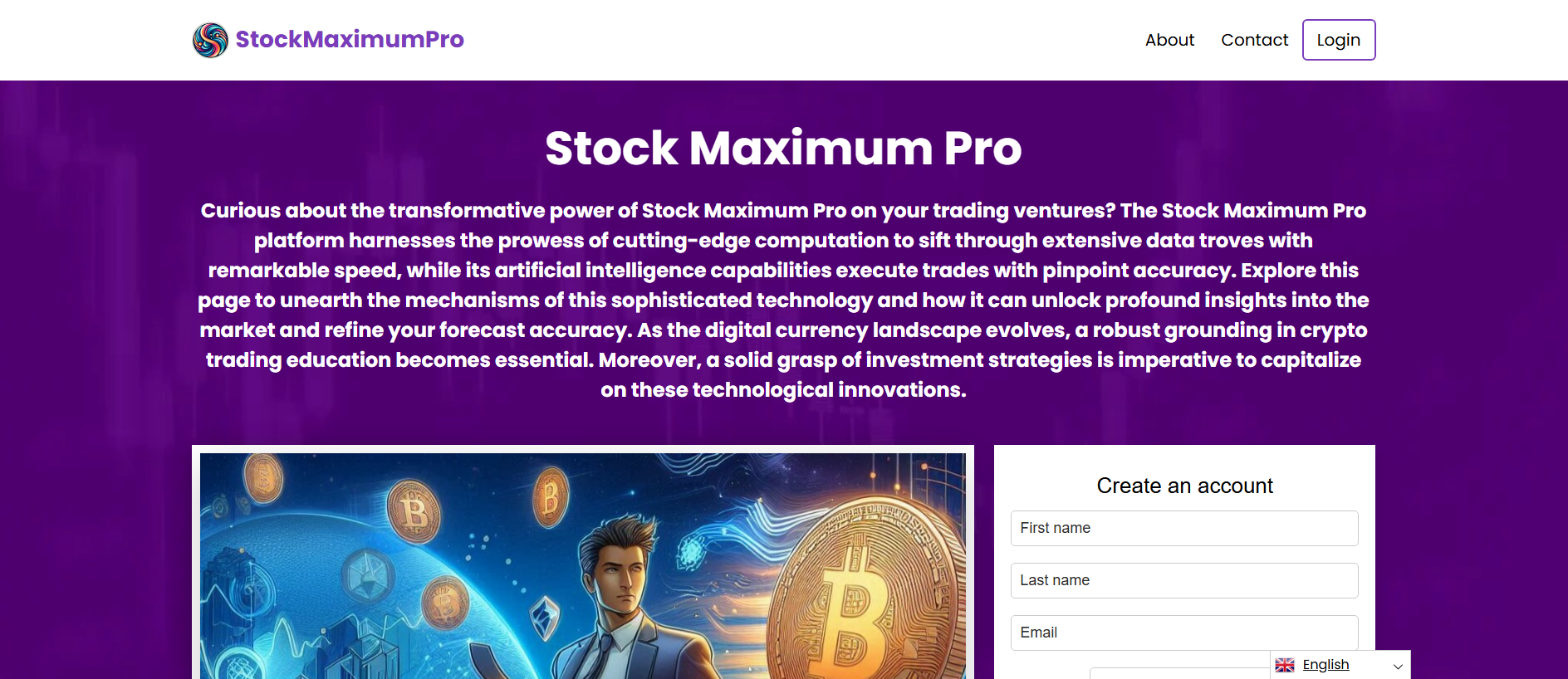 Stored capture of stockmaximumpro.app