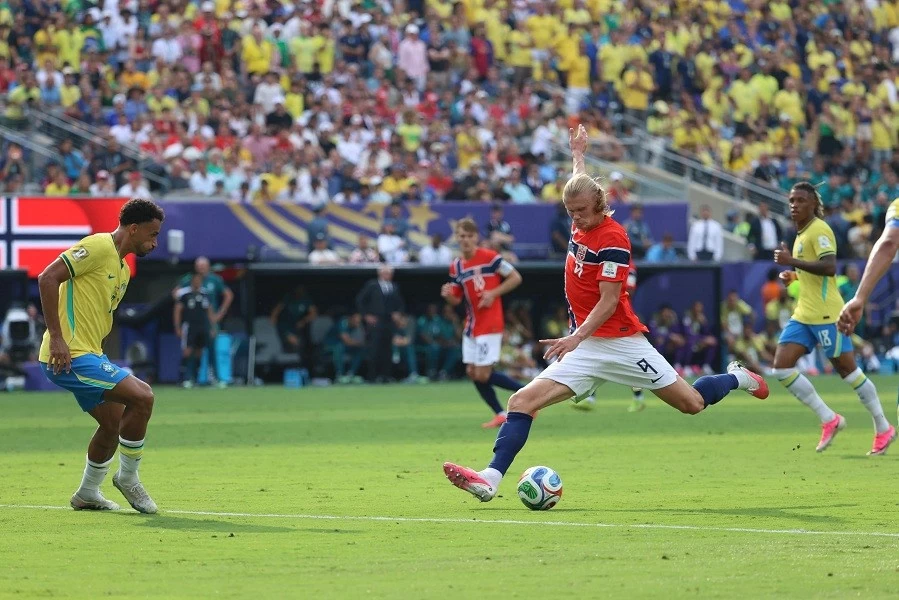 Kết quả bóng đá World Cup 2026: Brazil 1-2 Na Uy: Haaland lập cú đúp nhấn chìm Selecao, Na Uy lần đầu tiên vào tứ kết World Cup
