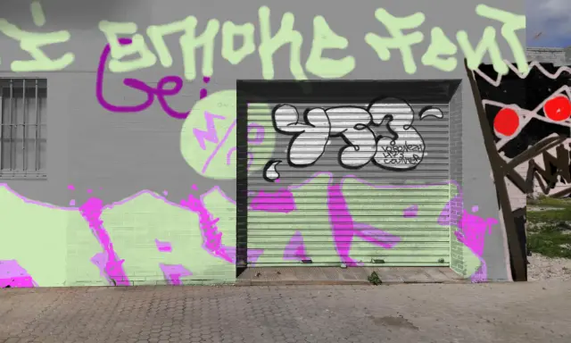 Graffiti artwork by pato