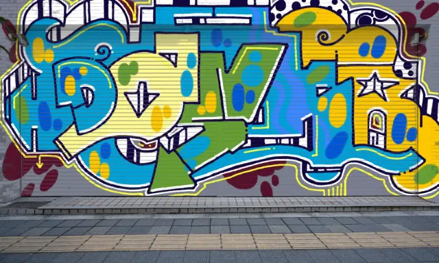 Graffiti artwork by Bab