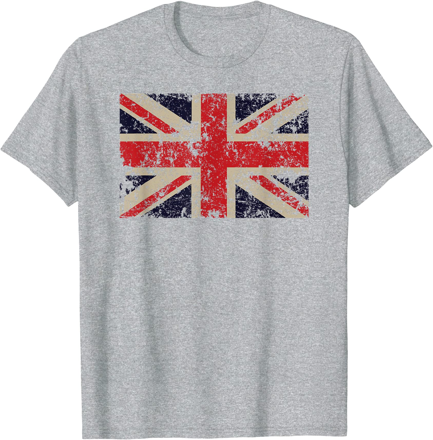 Vintage Union Flag Great Britain Union Jack Novelty Unisex T-Shirt