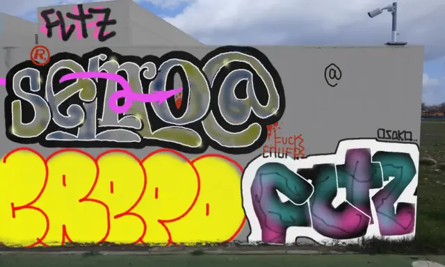 Graffiti artwork by osaka