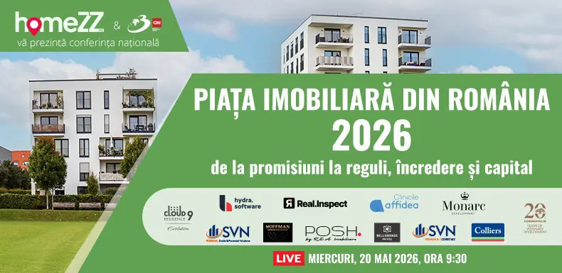 Conferința „Piața imobiliară din România 2026” își dezvăluie speakerii