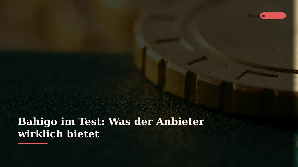 Bahigo im Test: Was der Anbieter wirklich bietet