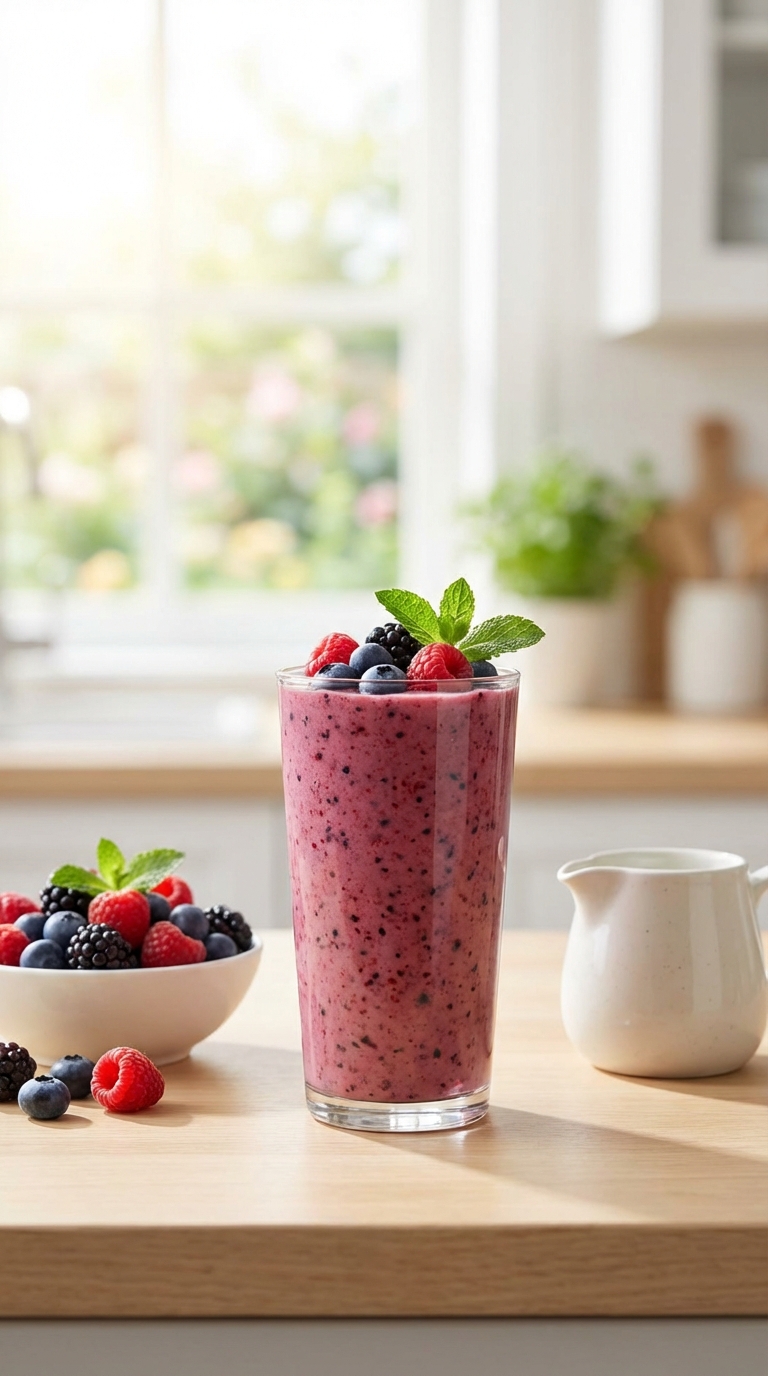 Mixed Berry Antioxidant Blast — Fuel Up With Fruit Smoothie Recipes Healthy and Fast