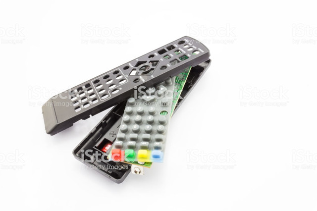 Remote-control-is-broken-isolated-on-white-background