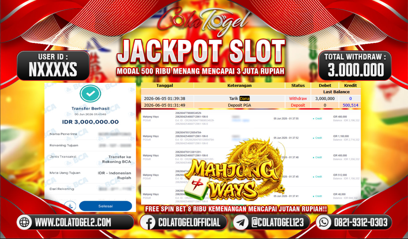 JACKPOT SLOT GACOR!!
