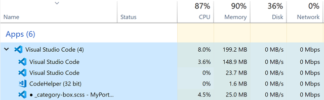 Task Manager Screenshot