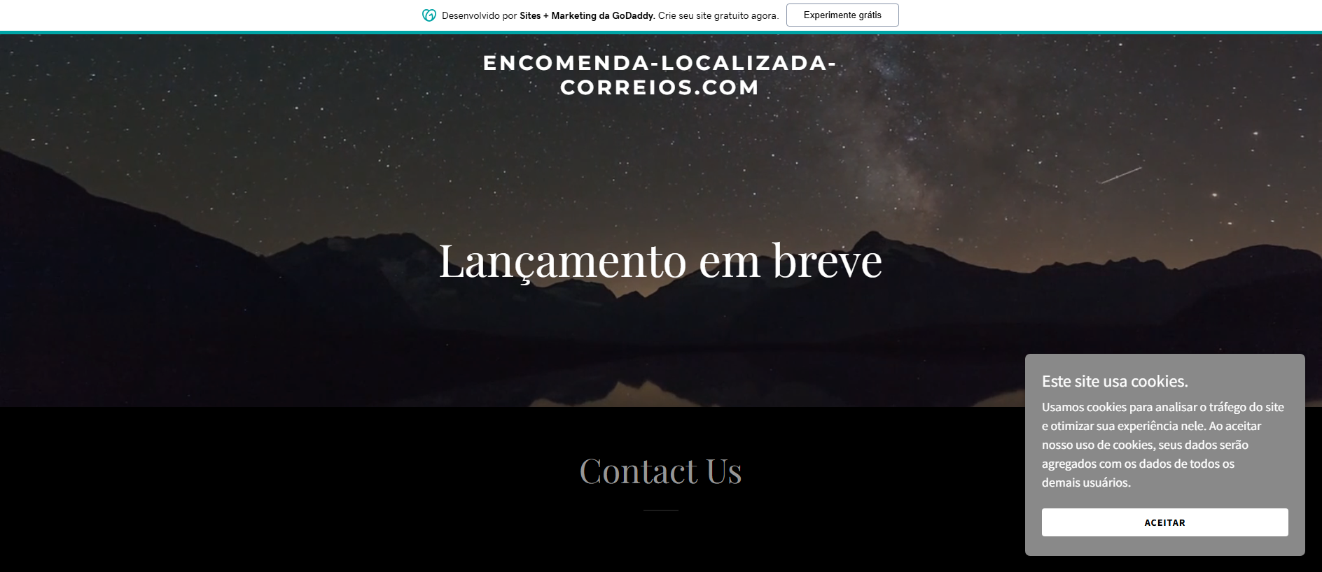 Stored capture of encomenda-localizada-correios.com