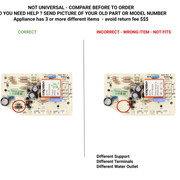 WR09X10032 Correct incorrect