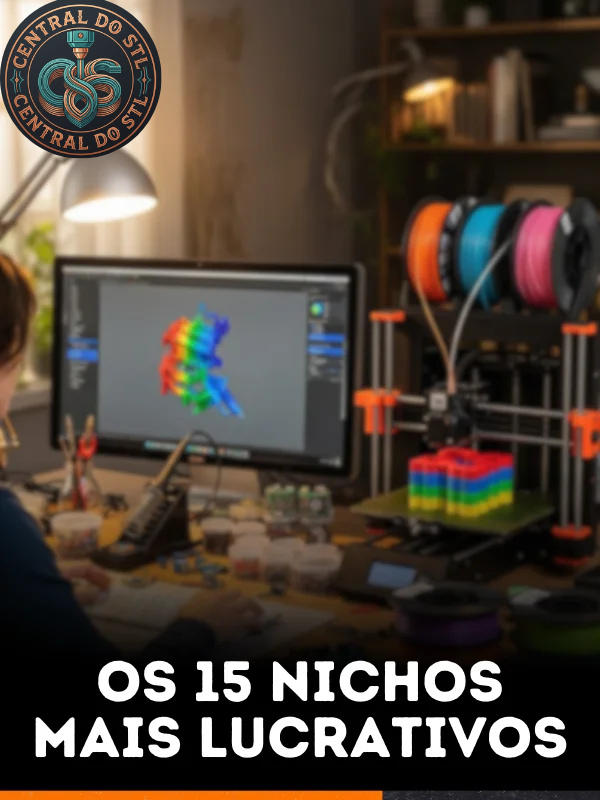 OS 15 NICHOS MAIS LUCRATIVOS PARA IMPRESSÃO 3D