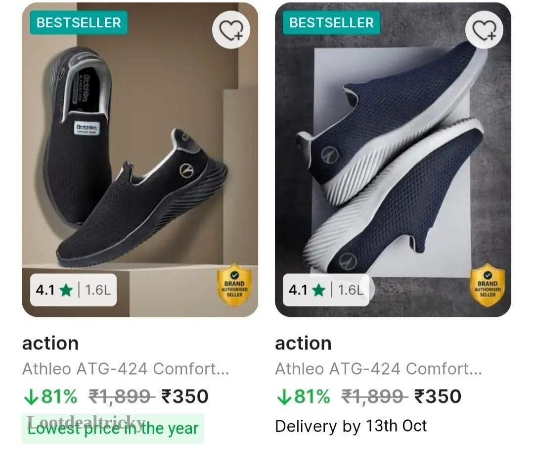 Action Shoes Ad | Best Price Drop Today