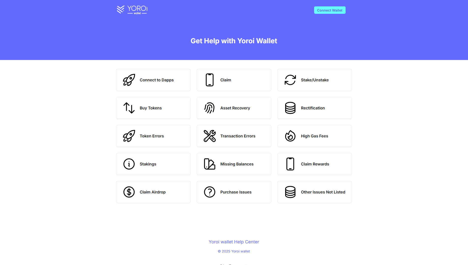 Stored capture of yoroiwallet.live