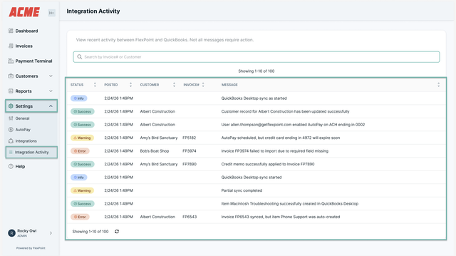 Integration Activity Preview