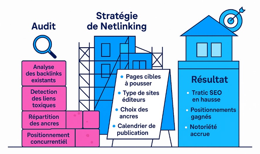 Résultat réel netlinking