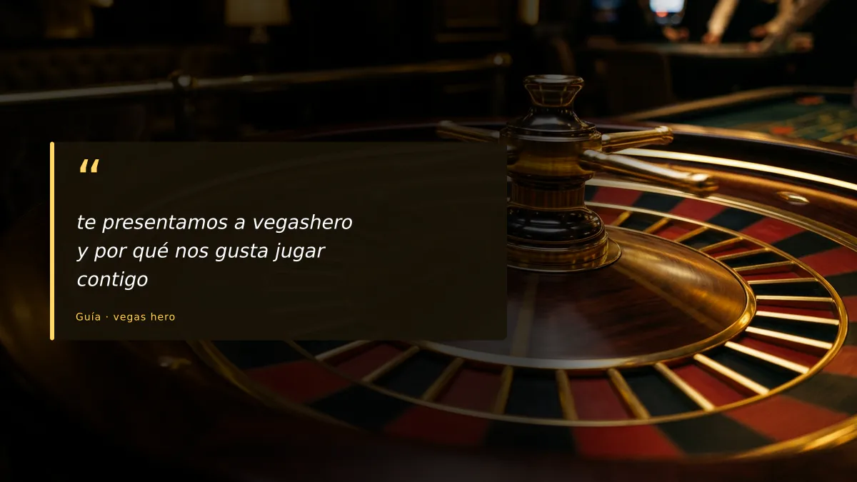 te presentamos a vegashero y por qué nos gusta jugar contigo
