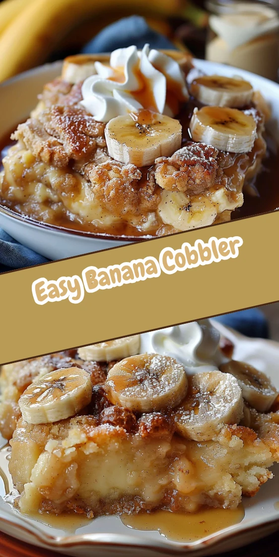 Easy Southern Banana Cobbler Recipe You’ll Love
