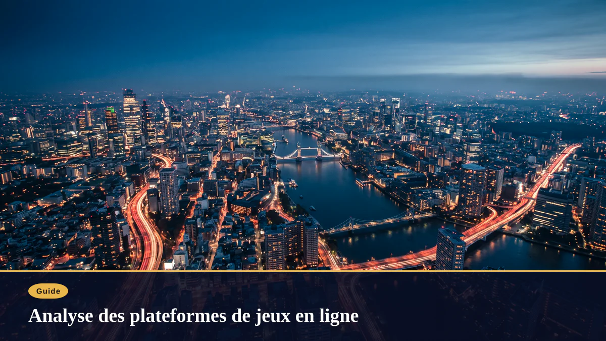 Analyse des plateformes de jeux en ligne