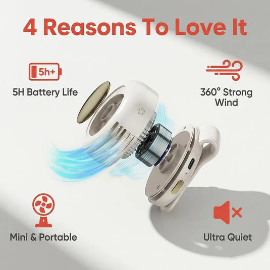 Reasons to love mini bladeless fan