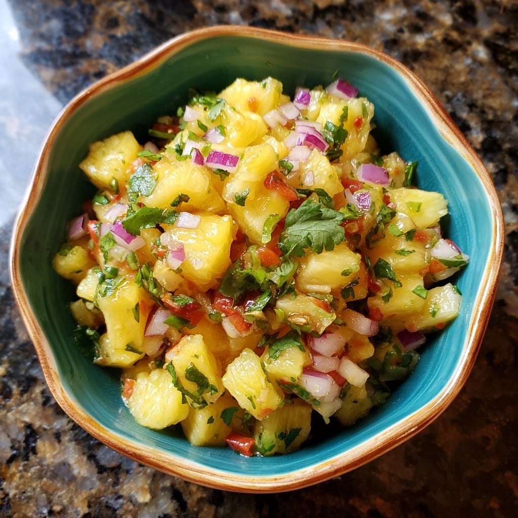Fresh Pineapple Salsa 