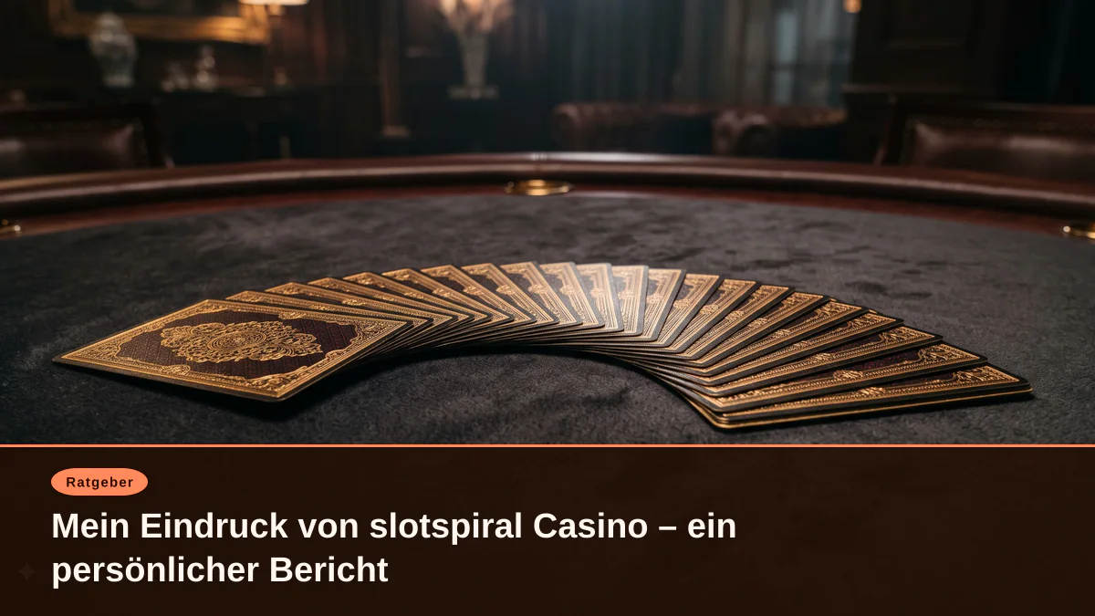 Mein Eindruck von slotspiral Casino – ein persönlicher Bericht