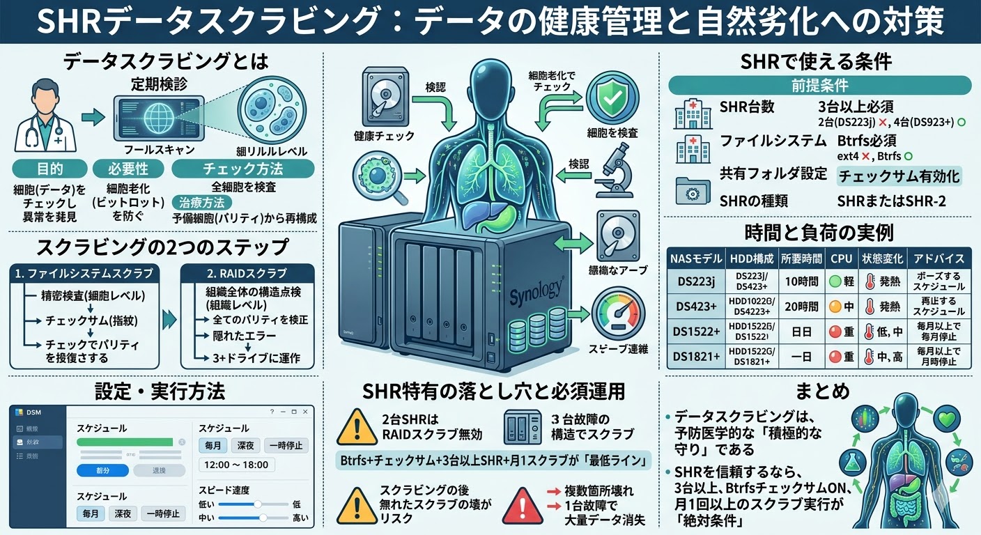 SHRでデータスクラビングが使える条件