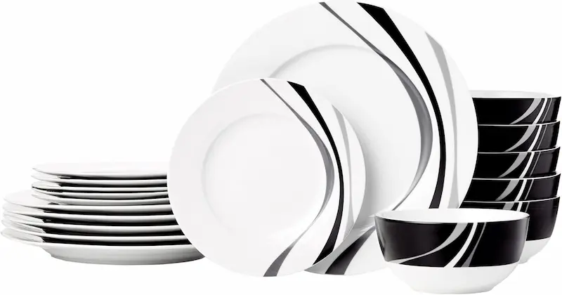Affordable 18-Piece Dinnerware Set for Everyday & Guests