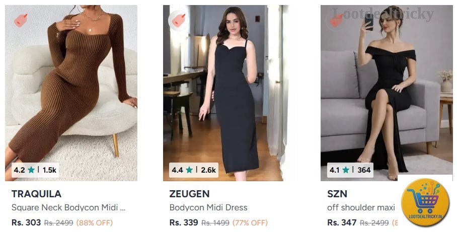 Dresses Under 399 | Lowest Price Deal Dresses Under 399 | Lowest Price Deal
