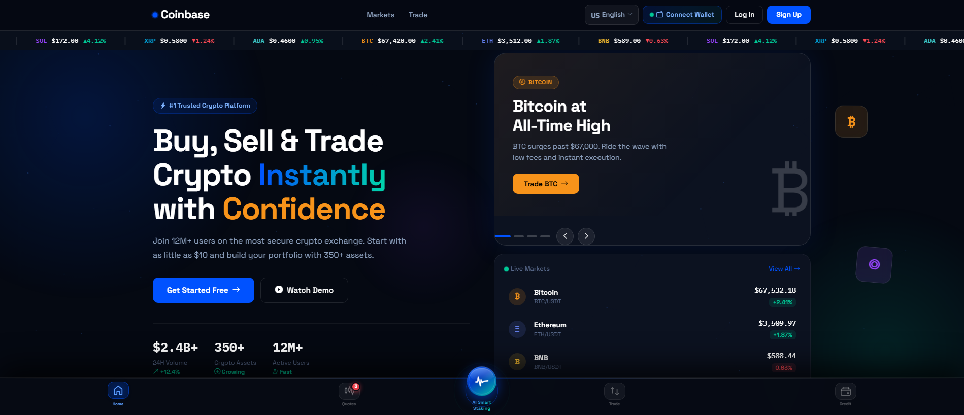 Forensic screenshot of basecrypto.cc showing the phishing page layout