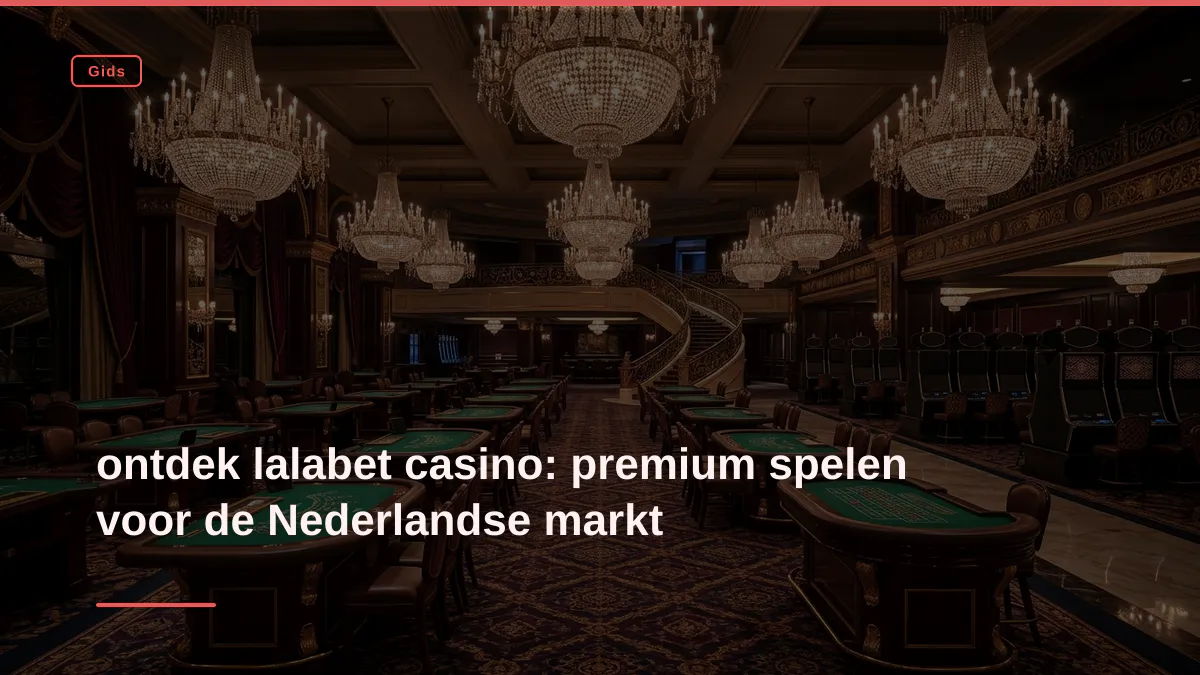 ontdek lalabet casino: premium spelen voor de Nederlandse markt