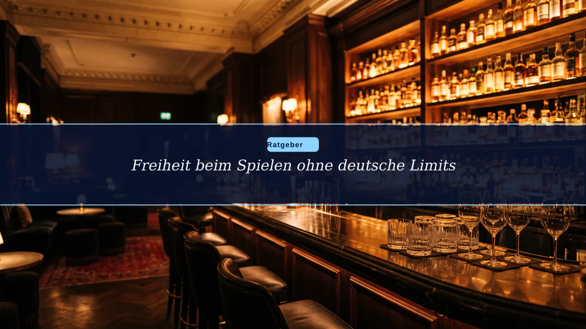 Freiheit beim Spielen ohne deutsche Limits