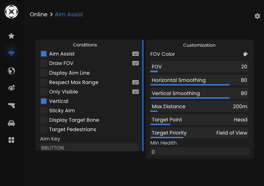 Susano Menu AimAssist