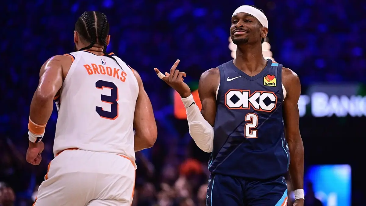 Shai Gilgeous-Alexander Taunts Dillon Brooks After Series Win
