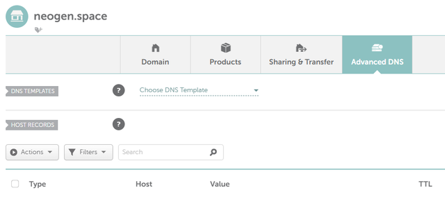 Namecheap Advanced DNS